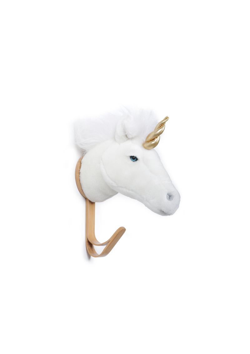 White Unicorn coat hanger